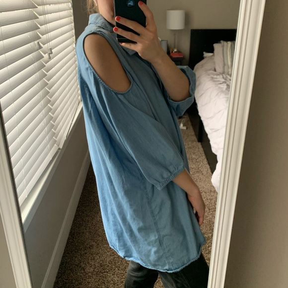 Chambray Button Down - Picture 2 of 2